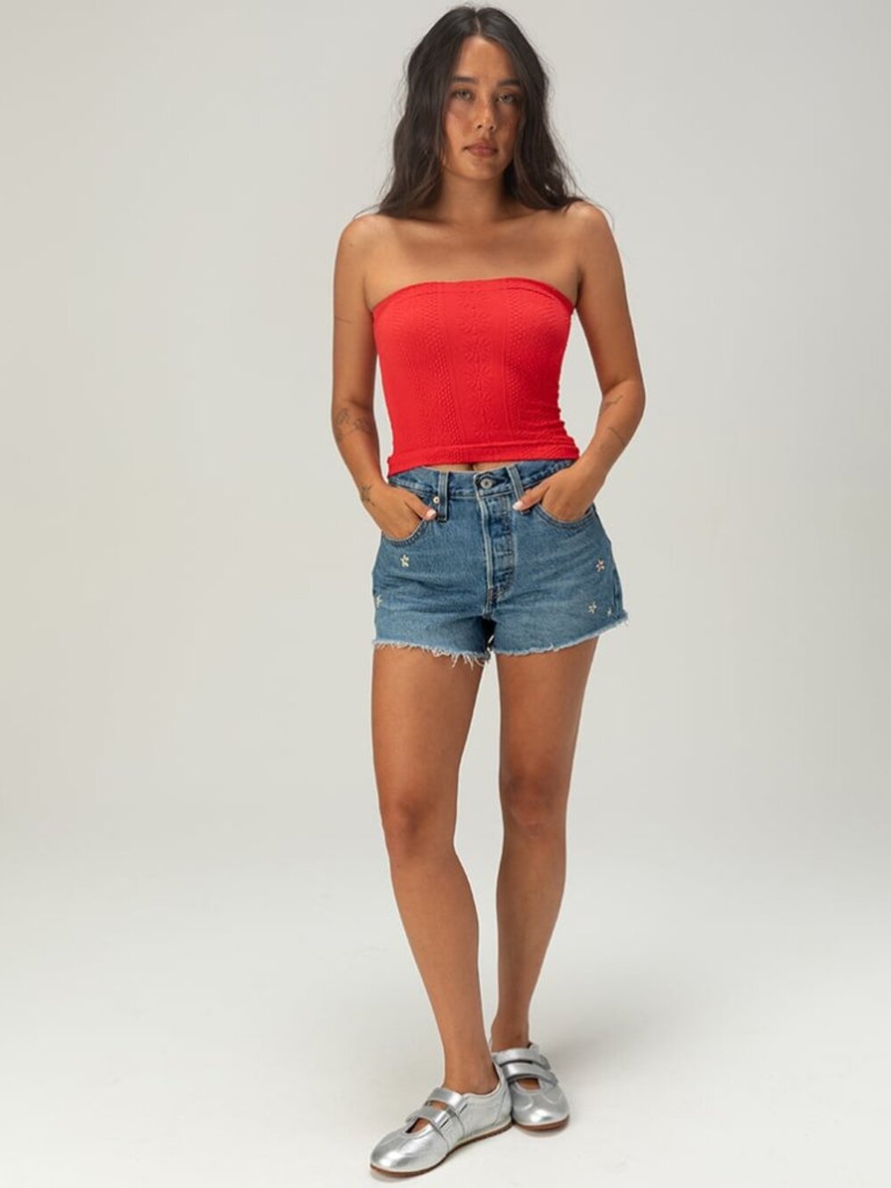 501 High Rise Jean Shorts
